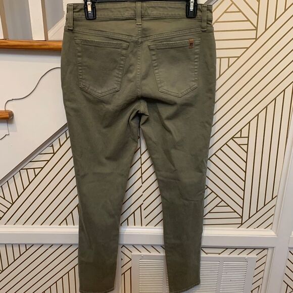 Joe's Jeans Military Green Knee Holes Skinny Ankle - Picture 6 of 10